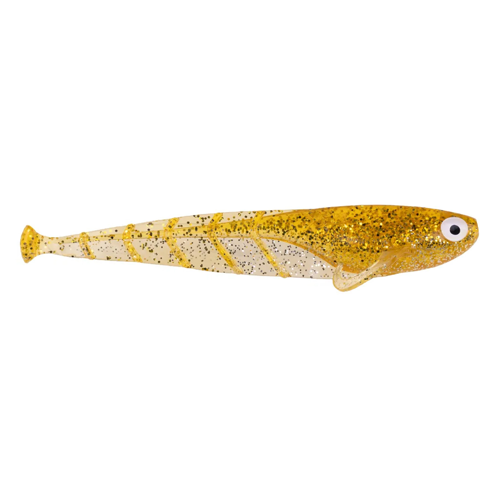 Zeck ZANDER Quappie 15cm Goldglitter 2 pcs Gummifisch
