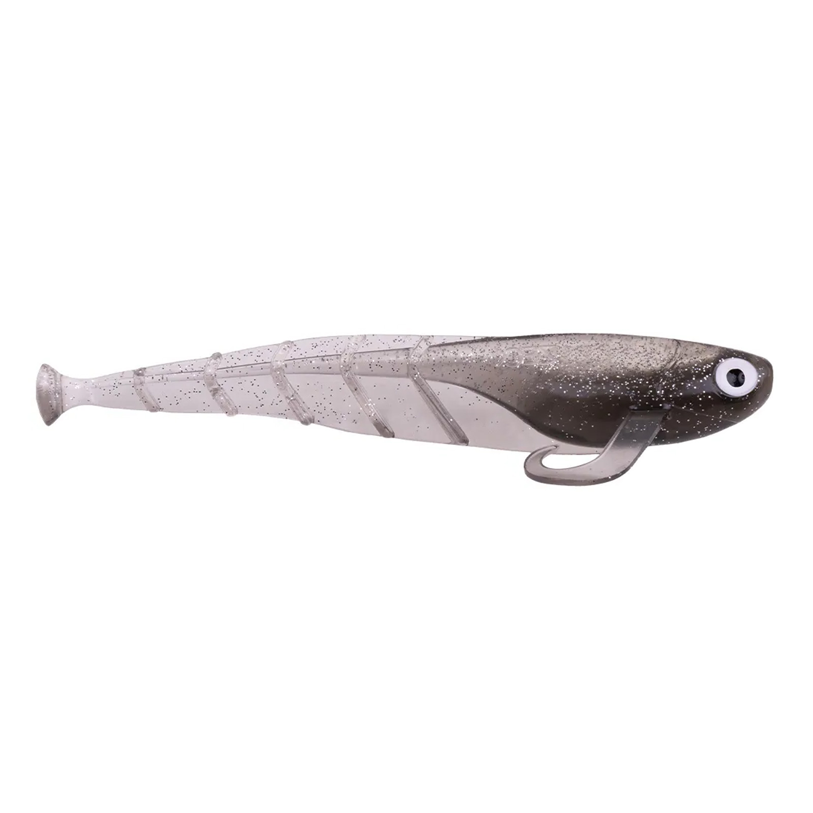 Zeck ZANDER Quappie 10cm Rauchglitter 3 pcs Gummifisch